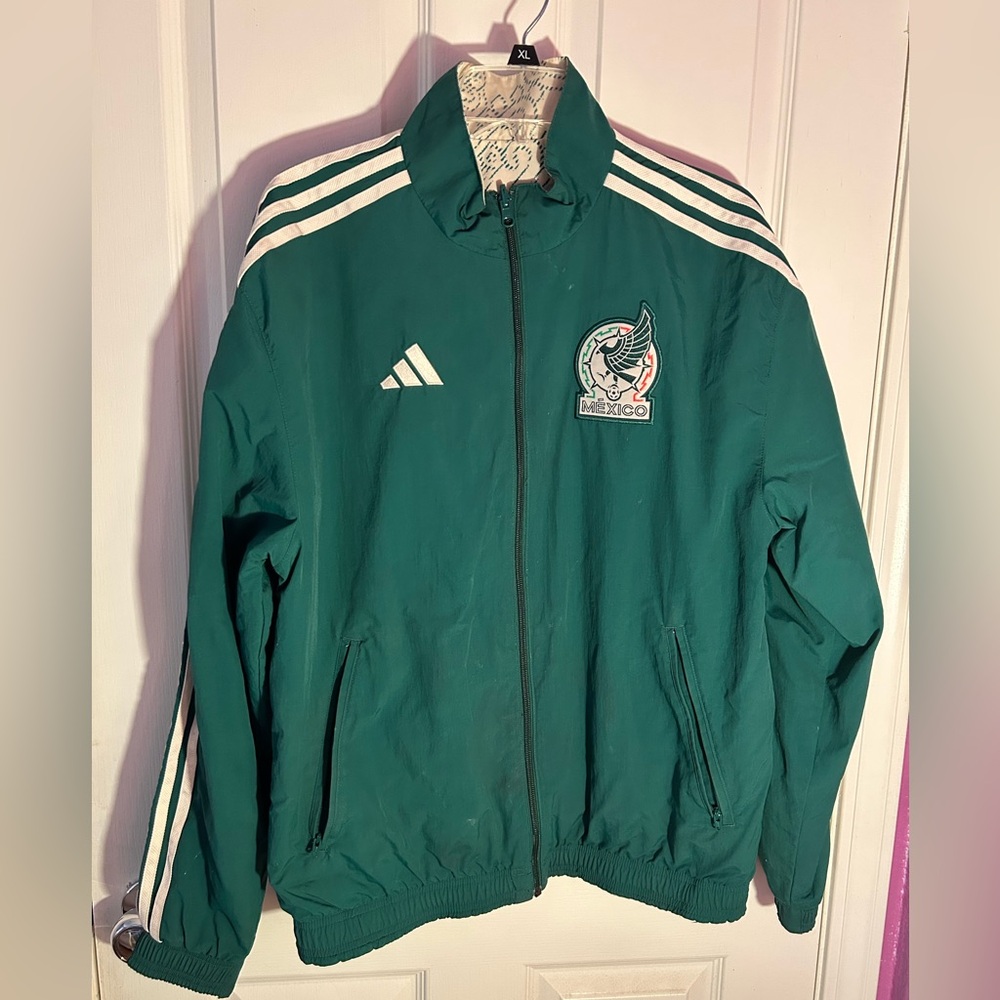 Adidas Green Mexico Windbreaker Jacket